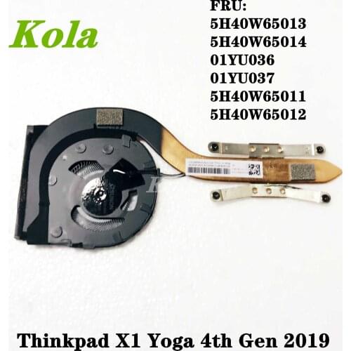X1 YOGA FAN For Thinkpad X1 Yoga 4th Gen radiator 2019 FRU 5H40W65013 5H40W65014 01YU036 01YU037 5H40W65011 5H40W65012