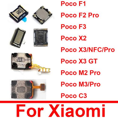 Earphone Earpiece Top Ear Speaker For Xiaomi Mi Poco X2 X3 NFC M2 Pro F2 Pro Pocophone F1 EarSpeaker Receiver Replacement Parts