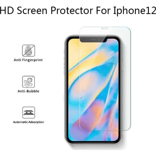 2Pcs Contracted HD Hardness Tempered Glass For iPhone12 12Pro 12Max 12ProMax Screen Protector 9H