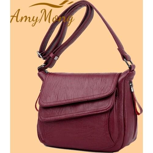 Summer Style Soft Leather Luxury Purses And Handbags Women Bags Designer Women Shoulder Crossbody Bags For Women 2021 Sac A Main
