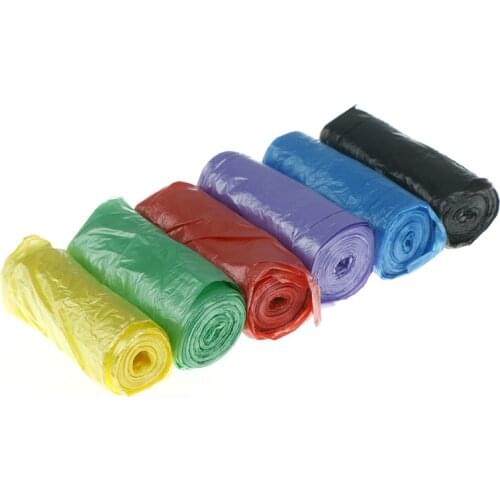 1 Rolls 50*60CM Size Garbage Bags Plastic Trash Bags Thick Convenient Environmental Cleaning Waste Bag Single Color