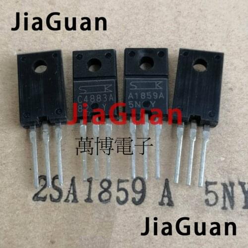 2pairs High power diode triode Sanken 2SA1859A 2SC4883A TO-220 Audio Power Amplifier tube New HIFI amplifier SK A1859 C4883 Y
