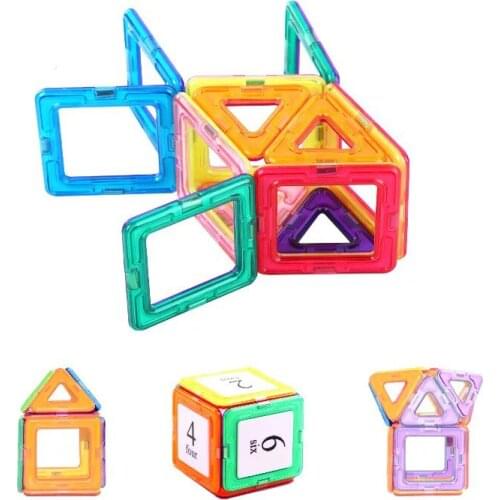 40pcs Magnetic DIY building blocks parts construction toys for toddlers Designer magnetic toys Magnet model building toys