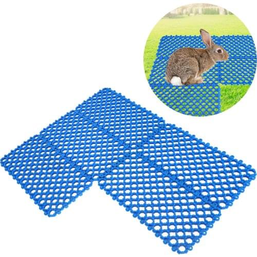 Farm Animal Feeding Eqipment chicken feeder Thicken Rabbit Cage Mat Floor Rubber Mats Feet Pads for Pet Cats Dogs Hamster
