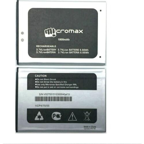 1pcs 100% New high quality Q413 1800mAh Battery for Micromax Q413 phone + Track code