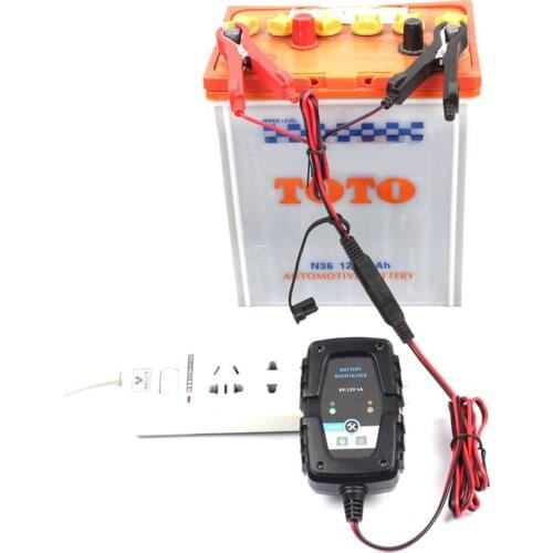 6V 12V 1A Automatic Smart Battery Charger Maintainer For Car Motorcycle Scooter Battery Charger With SAE Quick Connector