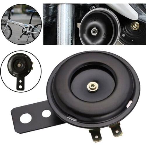 Vehemo 105dB Loud Horn for Scooter Motorcycle Moped Motorbike 12V Car Electric Horn Motor Air Horn for Signal Alarms