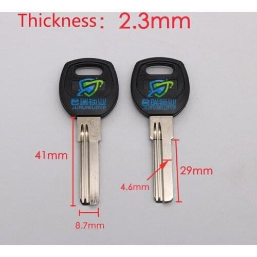 JF035 Left Slot key embryo Replacement Length 41mm (10pcs) Free Shipping