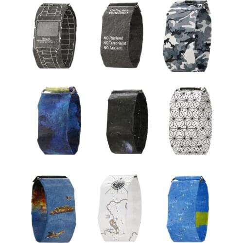 Fashion Creative Paper Digital Watch Men Wrist Watch Waterproof Electronic Watches LED Mens Watch Clock reloj hombre 2018