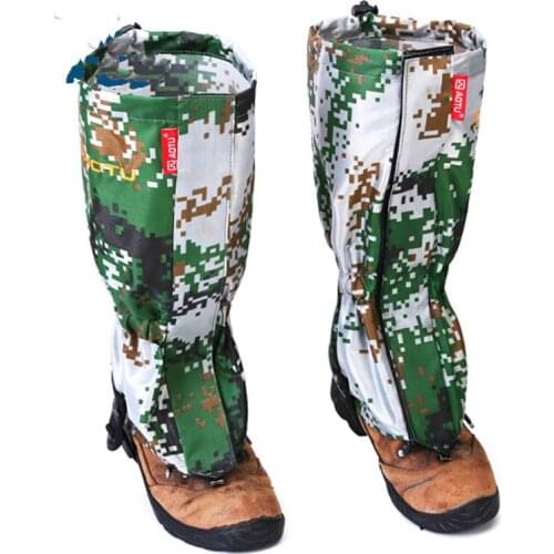 Outdoor anti-skid camouflage snow sleeve waterproof wear-resistant breathable foot set anti-mosquito shoe cover fishing