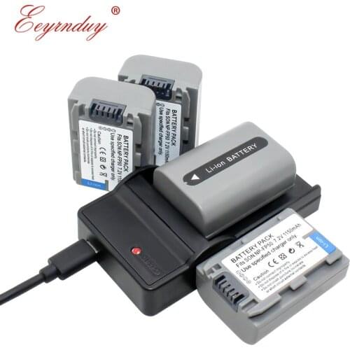 NP-FP50 NP FP50 (4pcs NPFP50 Battery Batteries & Charger) for Sony NP-FP30 NP-FP60 NP-FP70 NP-FP71 NP-FP90 SX40 SX40R