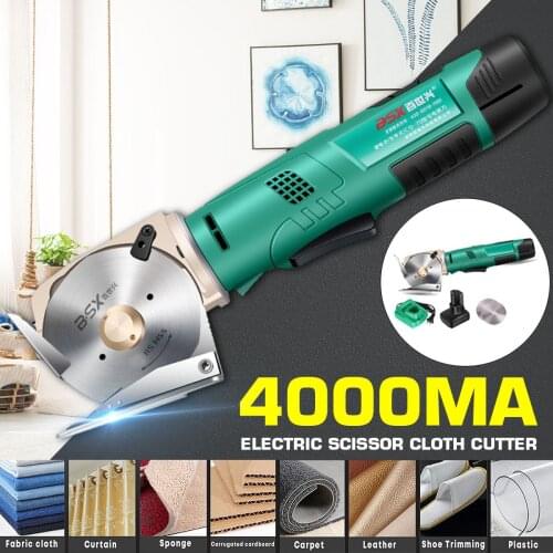Portable Wireless Electric Cloth Knife 12V Rechargeable Electric Cloth Cutter Machine Cutting Tools Leather Fabric Cutting Saws