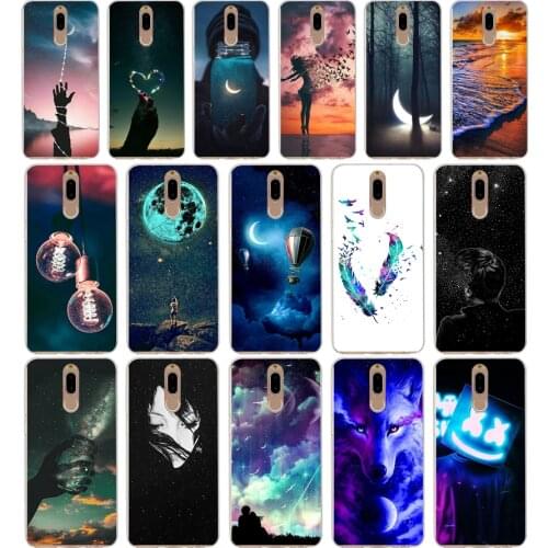 R Case Cover For Huawei nova 2i Soft Silicone TPU Cool Patterned Painting For Huawei nova2i Phone Cases