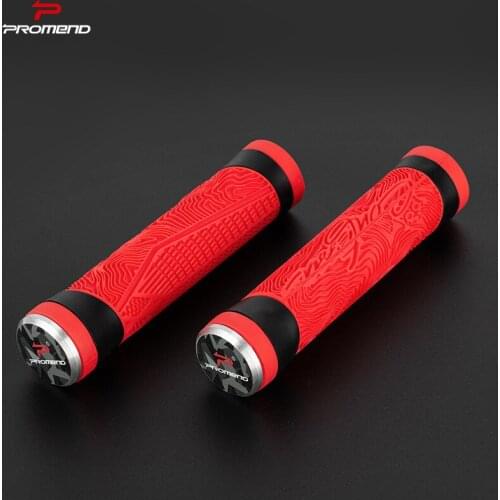 Promend Silicone Grips MTB Handlebar Cover Anti-skid Shock Absorption and Breathable Grips Bicycle Accessories Bike Parts