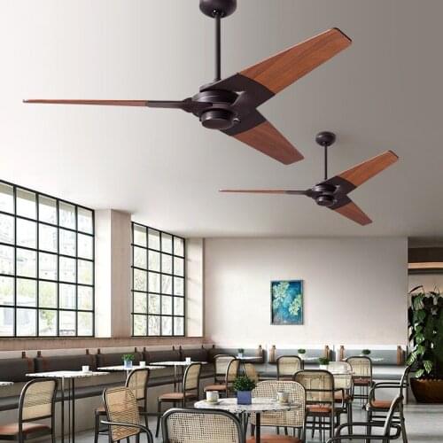 Modern Led Ceiling Fan Wood Without Light Remote Control Ventilador De Techo For Living Dining Room Bedroom 220V Fans Lamp