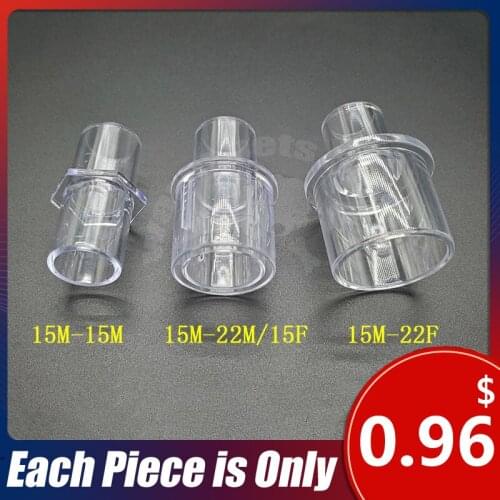 Anesthesia Tube Connector Anesthesia Breathing Circuit Corrugated Straight Connector 15mm to 22mm Veterinary Equipment