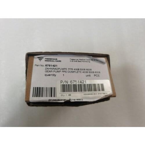 PN：6751421 GEAR PUMP PPS COMPLETE 4008 5008 6008 for Fresenius Medical Care (new,original)