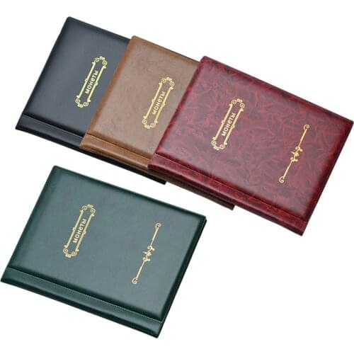 10 Pages Russian Coin Album 250 Pockets Units Coins Collection Book Holder Album Coins Photo Gifts For Collector Friends