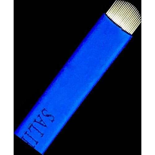 100 PCS u21 flex 0.18mm Permanent Makeup Manual Eyebrow Tattoo Needles Blade For 3D Embroidery Microblading Tattoo Pen Machine