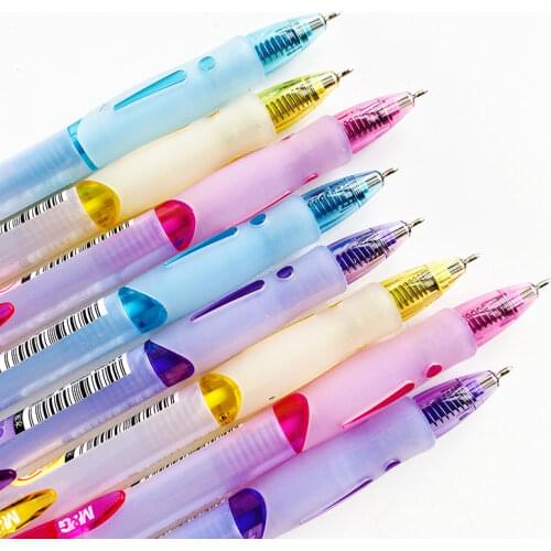 1 pc Candy Color Exclamation Mark Fruit Smell Grisp Ball Ballpoint Pen 0.38mm Stationery