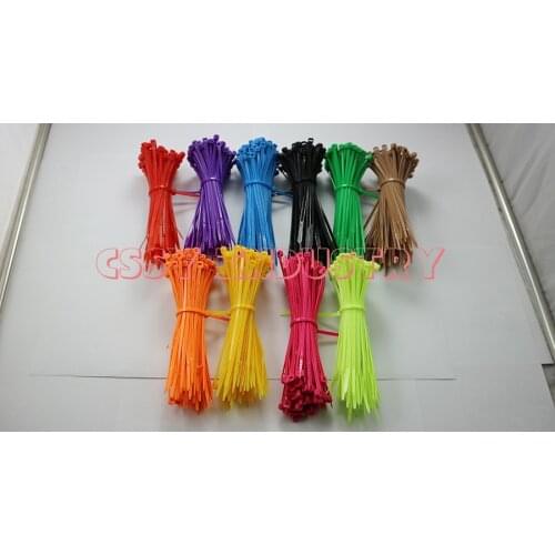 2017 freeshipping 100pcs/lot 3X100mm High Quality width2.0mm Factory Standard Self-locking Plastic Nylon66 Zip Cable Ties