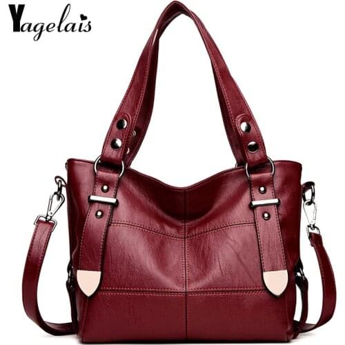 2019 Fashion famous Top-Handle brand Women Soft Leather Tote Luxury Ladies Single Shoulder Bags Crossbody Bags Womens Handbags