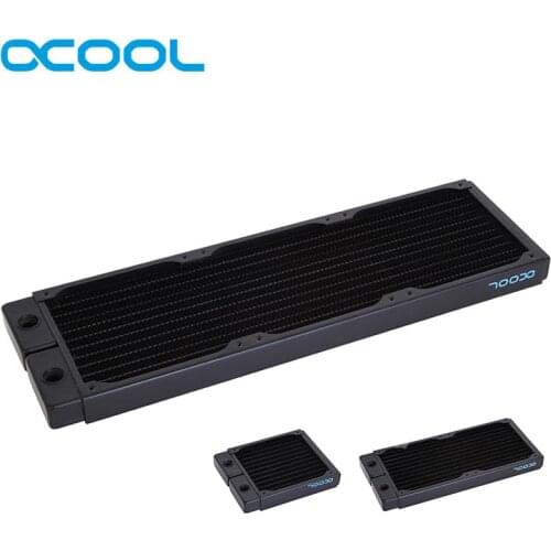 Alphacool NexXxoS ST25 Full Copper Thin Radiator,Water Cooling Build 120mm/240mm/360mm Heat Sink For Small Case,G1/4*2