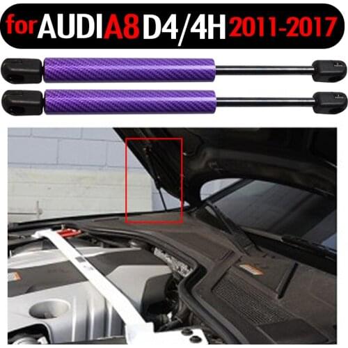 Hood Damper for Audi A8 Quattro S8 Sedan 2011-2017 D4/4H 11.30 inch Front Hood Bonnet Auto Gas Spring Struts Ascensor Damper