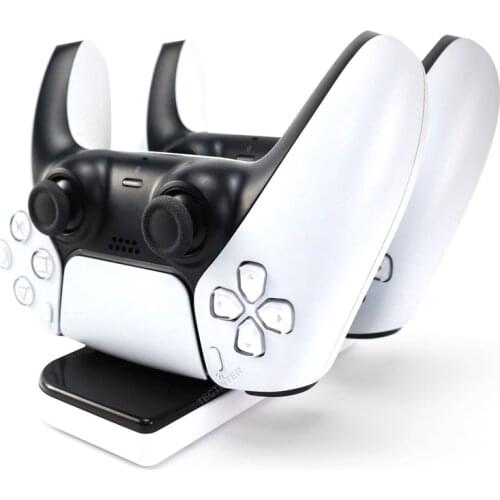 Fast Dual Charger For PS5 Controller Charging station gamepad Accessories Type C with USB C port