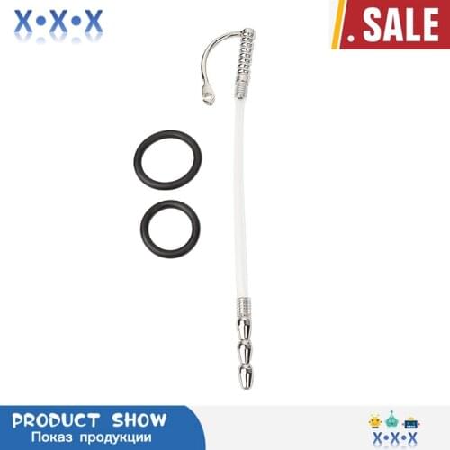 Sexy Men Male Gay Silicone Urethral Dilator Sound Stretching Plug Catheter New