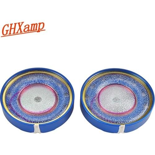 GHXAMP 40mm Subwoofer Headphone Unit 32Ohm Headset Speaker Driver 118dB/W Blue No Grain Tesla Magnetic Bass Unit CNC 2pcs