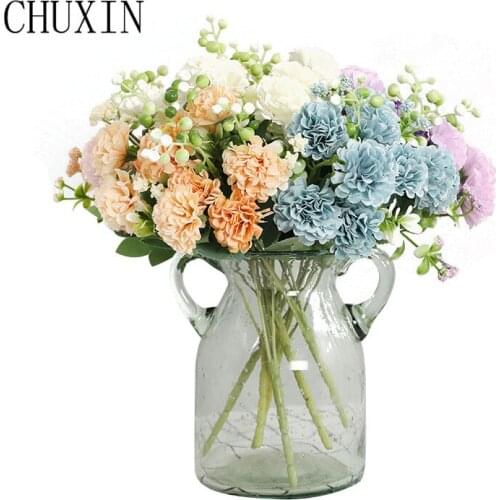 Simulation mini daisy bouquet home hotel table decoration artificial flower wedding bride bridesmaid bouquet birthday gift