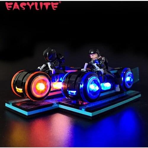 Led Light Up Kit For 21314 Tron Legacy Cycles Racing Motor Bike Light stream Not Include Bricks Set