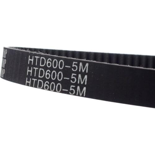 Motorcycle HTD 600-5M 120 Teeth Conveyor belt Closed Loop For Mini Motorcycle Electric scooter Moped