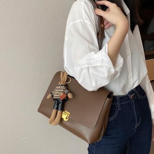 Cowhide Retro Temperament One-shoulder Diagonal Handbag Summer Business Commuting Casual Fashion Trend All-match Leather Handbag