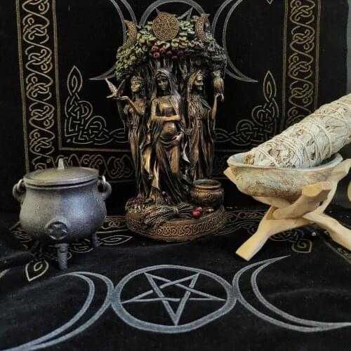 2021 creative new Greek religion Celtic Dandu triple goddess hopes to harvest home furnishings with honor