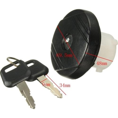 Tank cap + 2 key 00-06 MESO674 For Ford MK6 7cm long 7cm wide and 110g weight