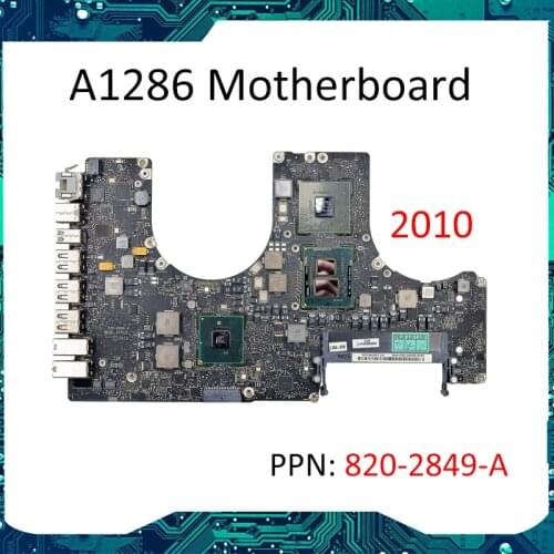 For MacBook Pro 17" A1297 2010 2.66g i7-620m 820-2849-A Logic Board Motherboard Fully Tested