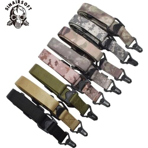 MS THREE Sling Multifunction Nylon Tactical Belt With Safety Rope Military Rifle Sling Strap FOR Outdoor CS Hunting