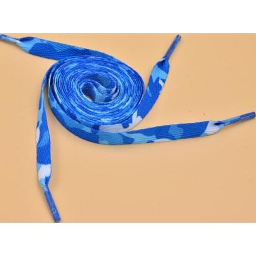 Fashion 110cm Camouflage Printing Shoelace One Pair Free Shipping