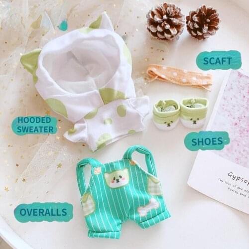 [MYKPOP]KPOP Dolls Clothes & Accessories: Clothes 4pcs Set for 20cm Dolls(without Doll) Fans Collection SC21080112