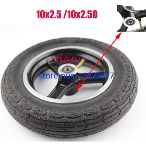 Electric Scooter Wheel Rim 8/10 Inch Scooter Wheel Hub Alumnium Alloy Wheel Frame for 10x2.125 10x2.50 Tire Electric Scooter