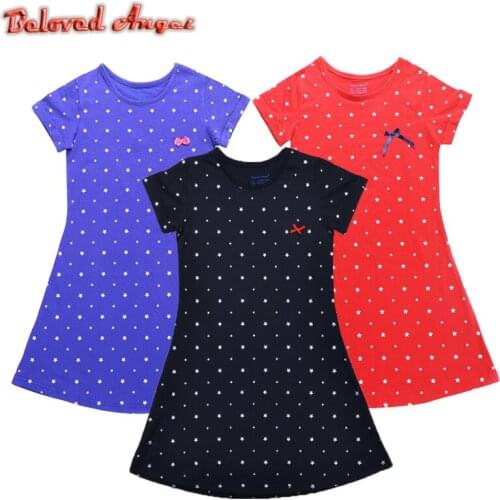 Girls Dress Unicorn Summer New Baby Girl Short Sleeve Clothes Kids Dresses for Girls Costume Striped Princess Dress Vestidos