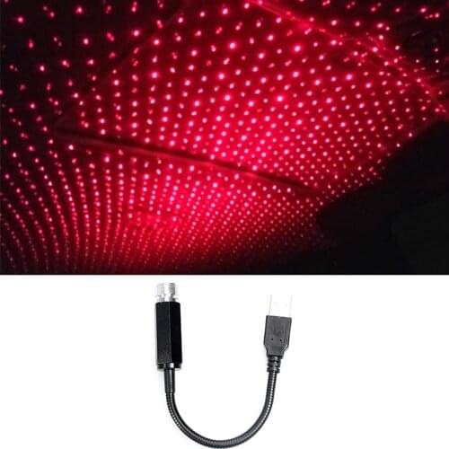 USB Atmosphere Lights For Cars Laser Mood Ceiling Projection Lights Inside The Starry Sky Roof Decoration Projector Wholesale