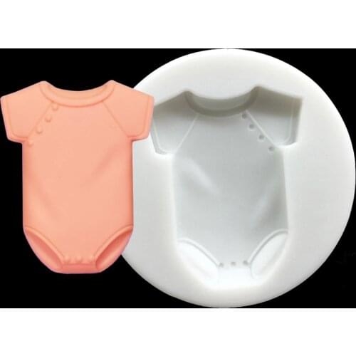 Baby Clothe Silicone Mold Sugarcraft Chocolate Cupcake Fondant Cake Decorating Tools