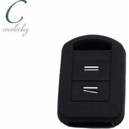 Silicone Car Key Case Cover For Opel Vauxhall Corsa Meriva Combo 2 Buttons Car Key Case For Opel Car