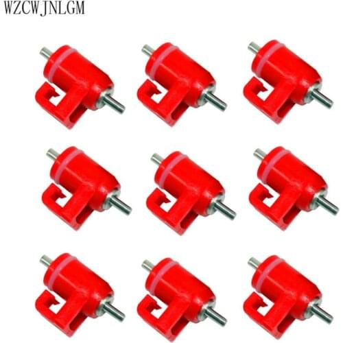 Quail chicken drinking nipple red steel ball drinker for poultry drinking cup poultry supplies 50pcs