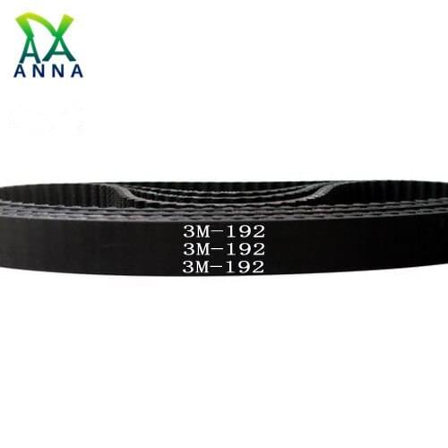 Arc HTD 3M Timing belt C= 192 195 198 201 width 6/9/15mm Teeth 64 65 66 67 HTD3M synchronous 192-3M 195-3M 198-3M 201-3M