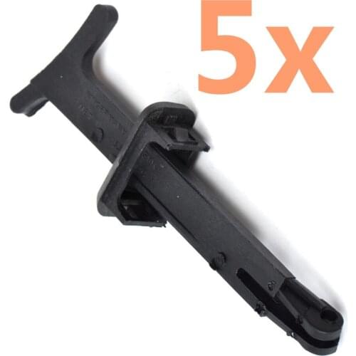 5 pcs /lot Engine Gellar Bonnet Hood Safety Release Handle Clip For Golf MK4 Bora 1J5823593C