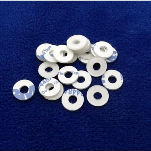 5Pcs M6 M8 M10 Single side Adhesive PVC Transparent hard Gasket glue Round plastic Flat pad insulation washer 12mm-20mm L